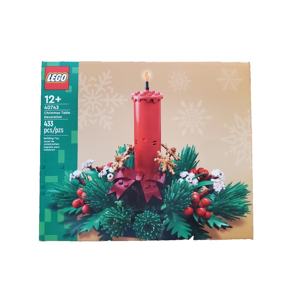 NEW Lego 40743 Christmas Table Candle‎ Decoration Building Set Sealed